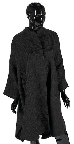 TOM FORD OVERSIZED BLACK WOOL