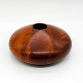 TOM LASER VASE, BLACK WALNUTBe