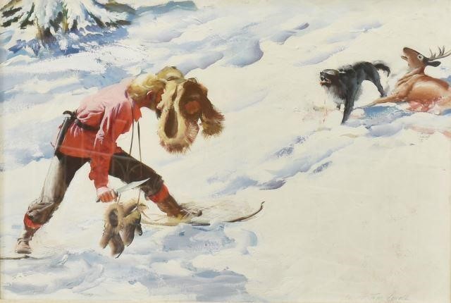 TOM LOVELL (D.1997) ILLUSTRATION