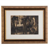 TOM LOVELL. ENTOMBMENT SCENE,