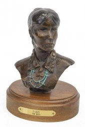 TOM MOSS (B.1936) BRONZE INDIA