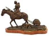 TOM MOSS (B.1936) BRONZE SCULP