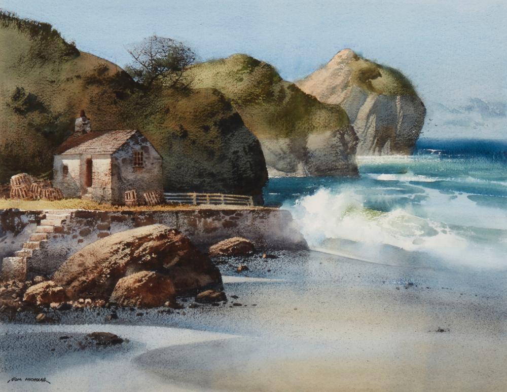 TOM NICHOLAS (B. 1934), "BLUE