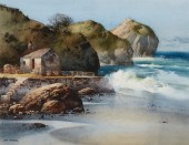 TOM NICHOLAS (B. 1934), "BLUE