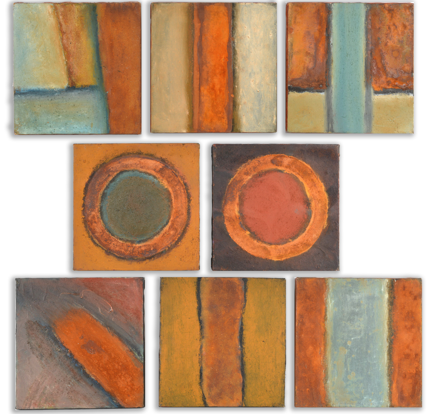 TOM NONN, SERIES OF (8) PAINTINGS