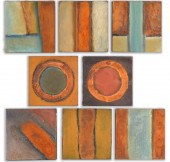 TOM NONN, SERIES OF (8) PAINTI