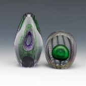 TOM PHILABAUM TWO DICHROIC ART