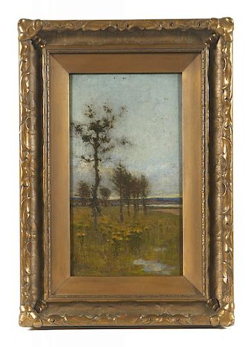 TOM ROBERTSON, MEADOW, OIL ON