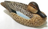 TOM SHUMATE CARVED WOOD DECOY: