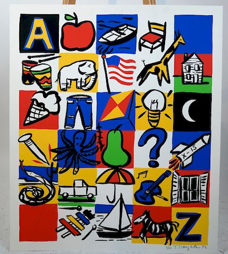 TOM SLAUGHTER: "ABC" - PRINT,
