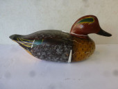 TOM T, HAND CARVED GREEN WING
