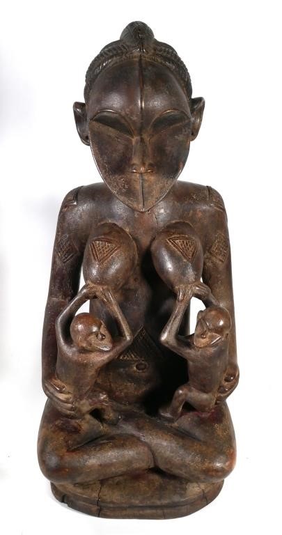 TOMA MATERNITY FIGURE, CARVED