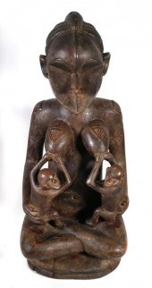 TOMA MATERNITY FIGURE, CARVED