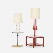 Tommi Parzinger. lamp tables,