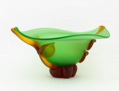TOMMIE RUSH ART GLASS CENTERPI
