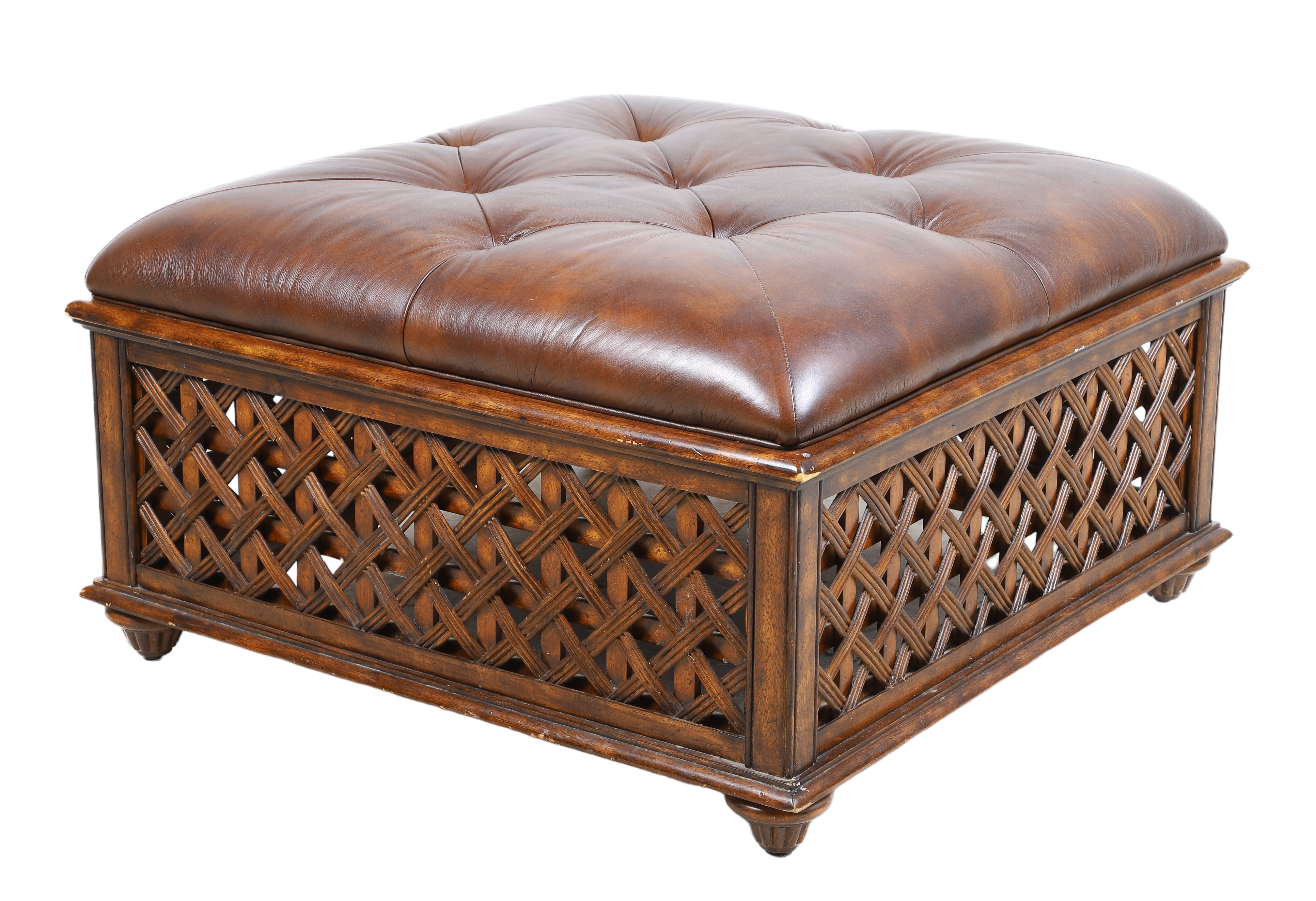 Tommy Bahama walnut finished and