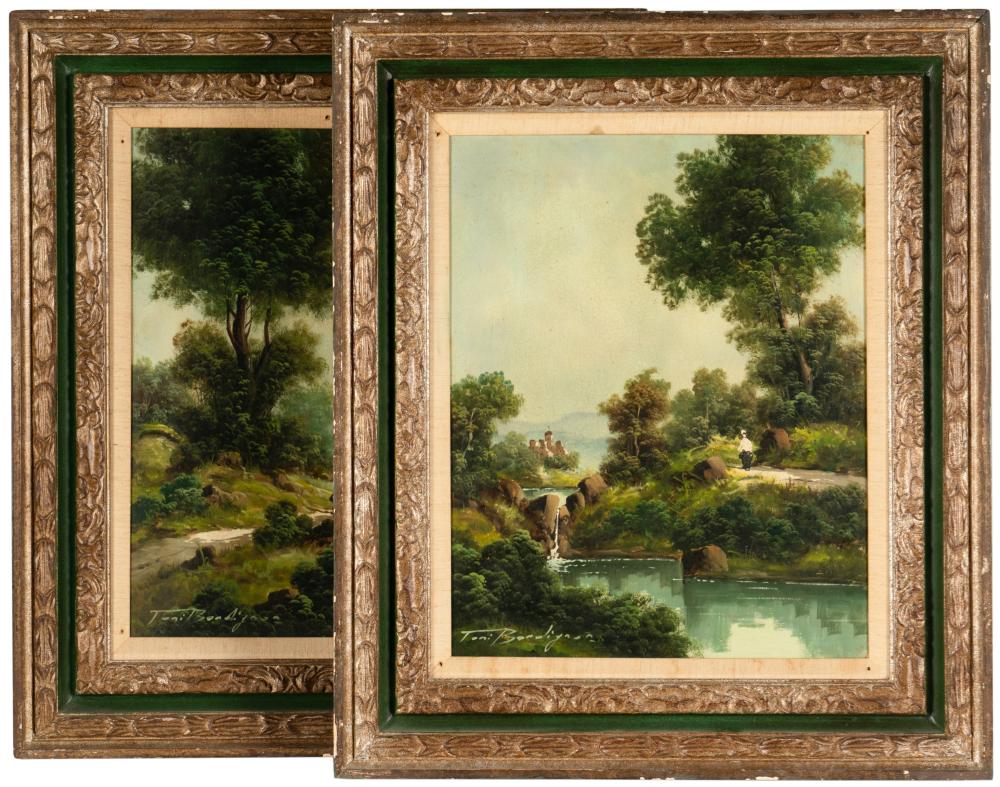 TONI BORDIGNON (B: 1927): PAIR OF