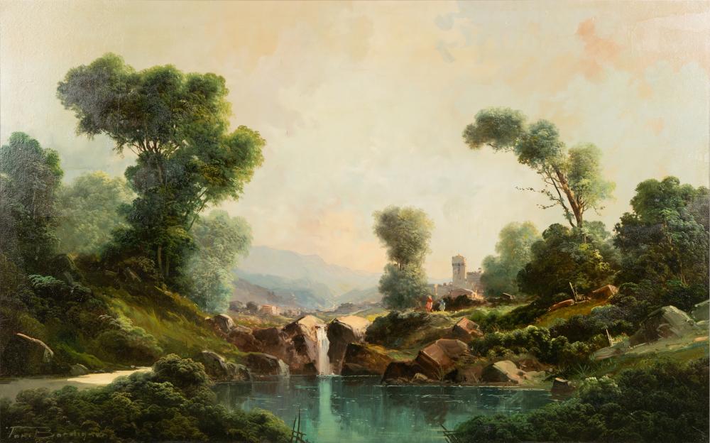 TONI BORDIGNON (B. 1927): WATERFALL