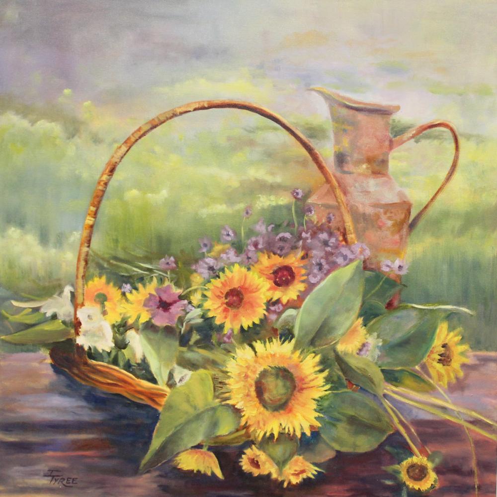 TONI TYREE OIL ON CANVASTONI