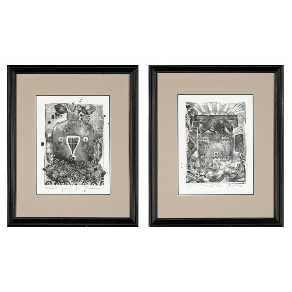 TONY ABEYTA, PAIR OF UNTITLED