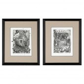TONY ABEYTA, PAIR OF UNTITLED