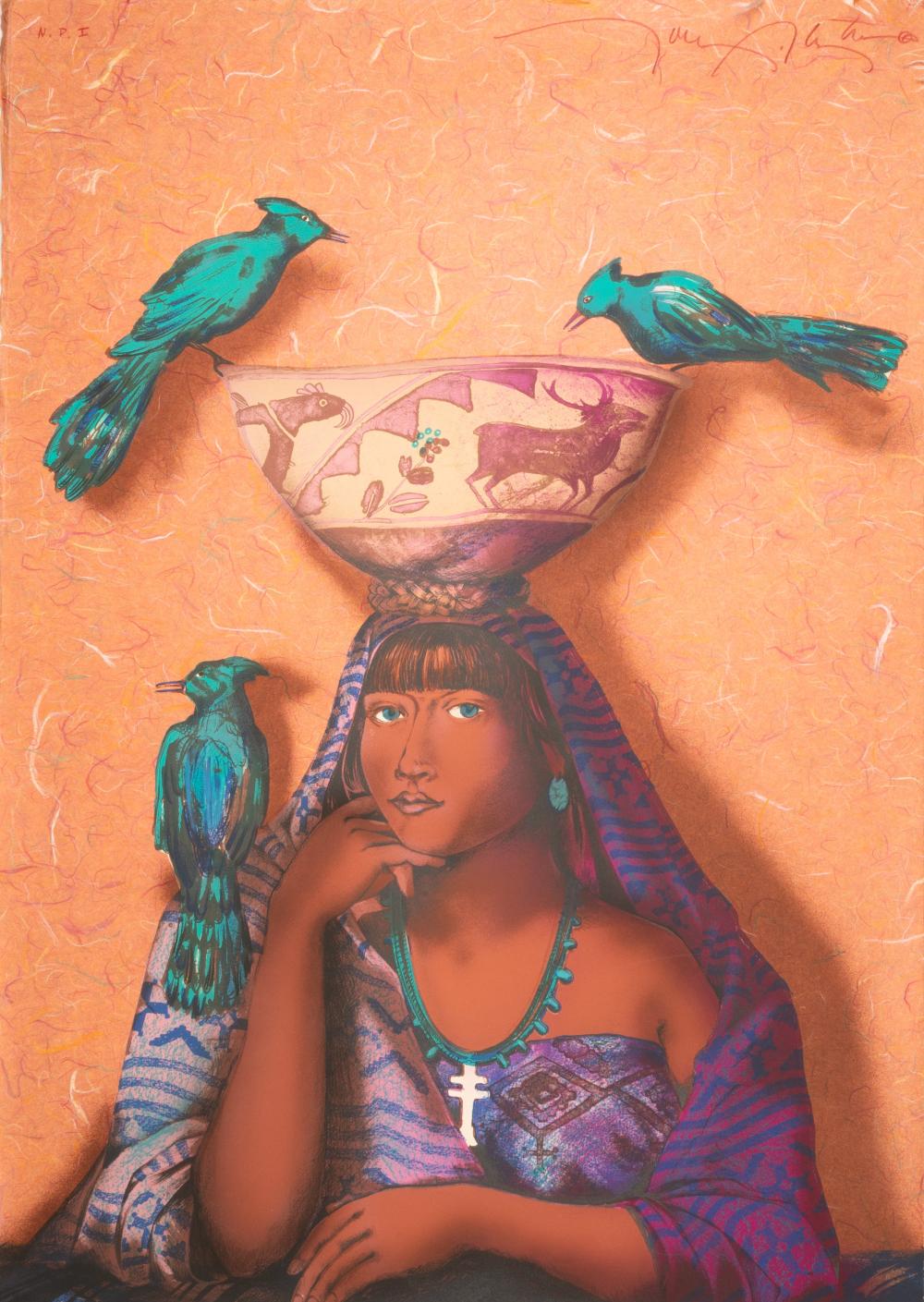 TONY ABEYTA, WOMAN WITH POT,