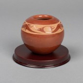 TONY DA, REDWARE SGRAFFITO AVA