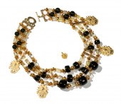 TONY DUQUETTE GOLD-TONE BASE M