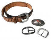 TONY LAMA BELT AND THREE ADDIT