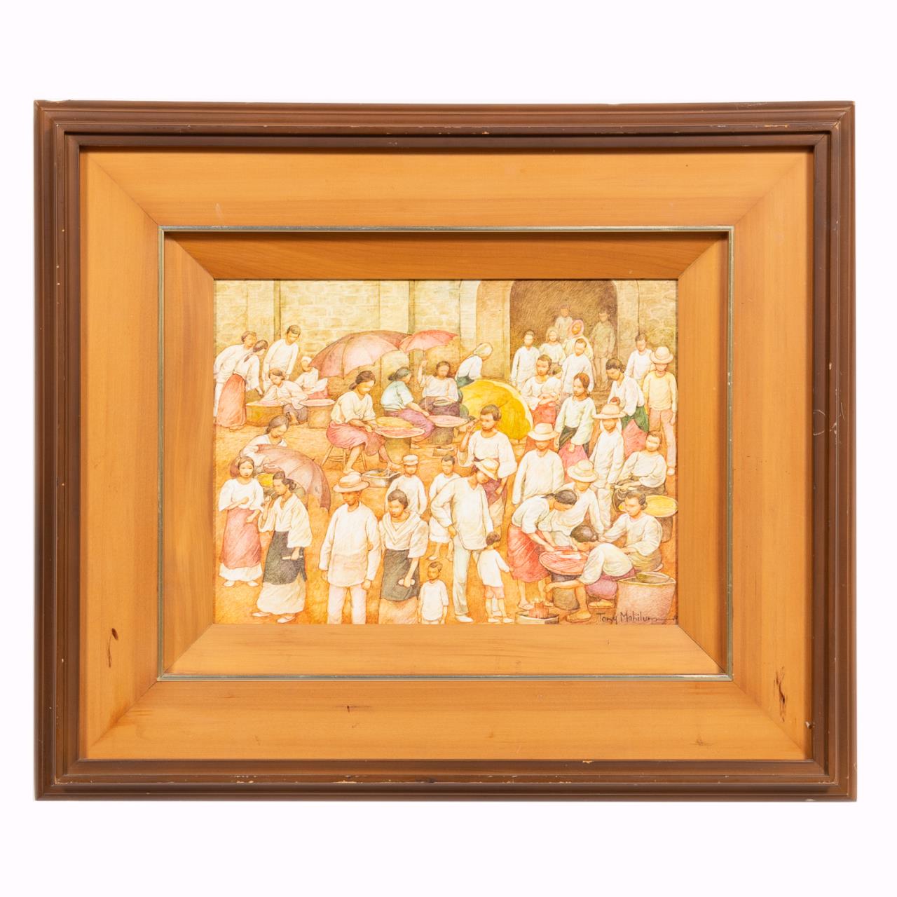TONY MAHILUM, MARKET SCENE