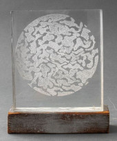TONY MELLARA CARVED LUCITE SCU