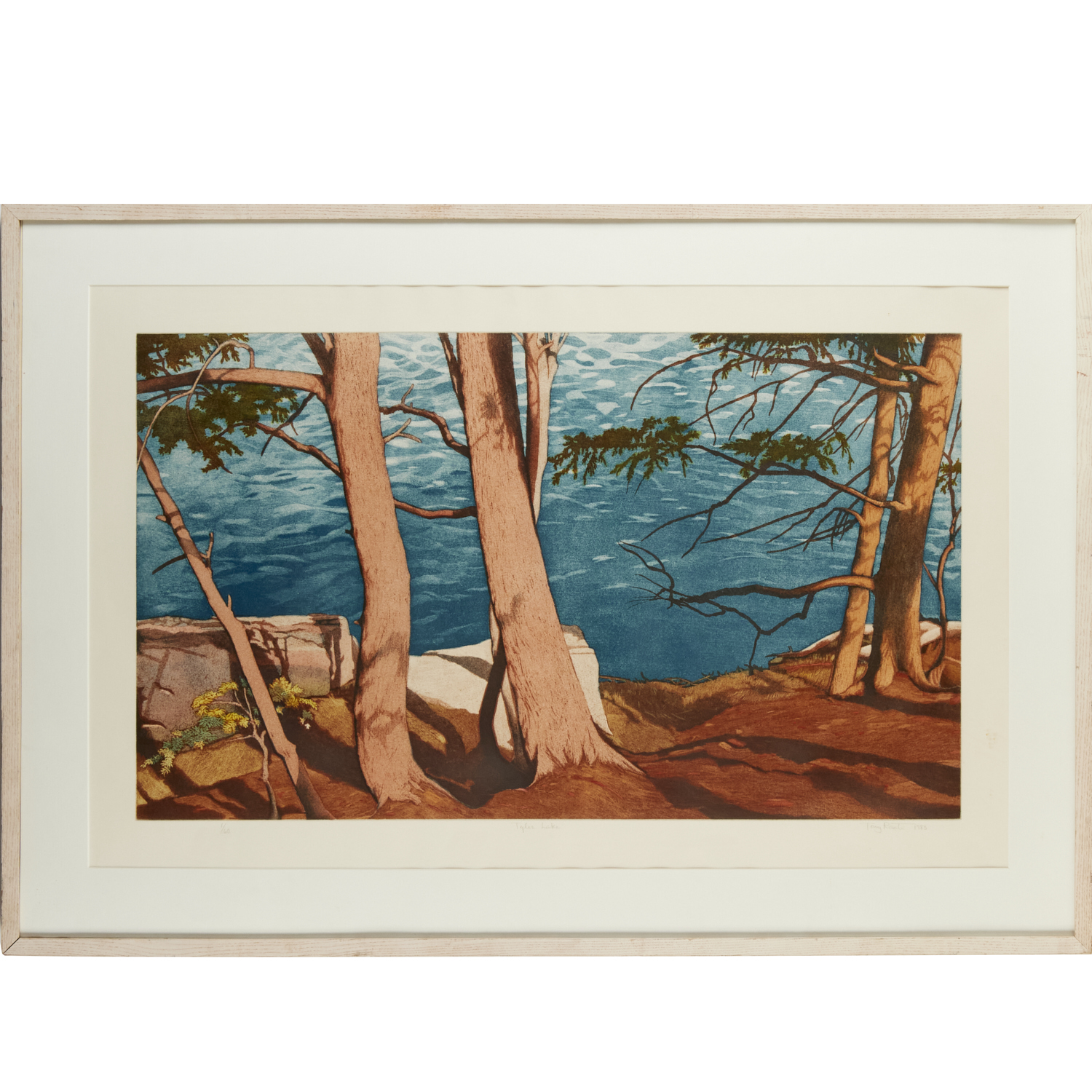 TONY ROSATI, LARGE HAND-COLORED