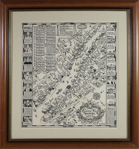 TONY SARG BLACK AND WHITE PRINT
