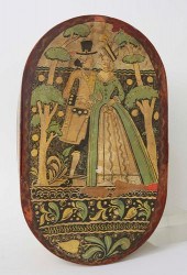 TONY SARG PAPER DECORATED OVAL