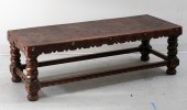 TOOLED LEATHER JACOBEAN STYLE