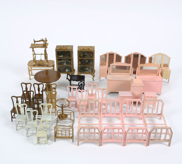 Tootsietoy miniature living room,