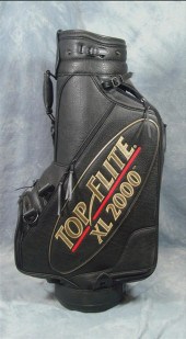 Top Flite black cart bag, larg