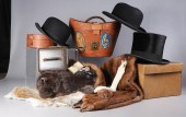 Top Hats, Hat Box, Bowlers, Et