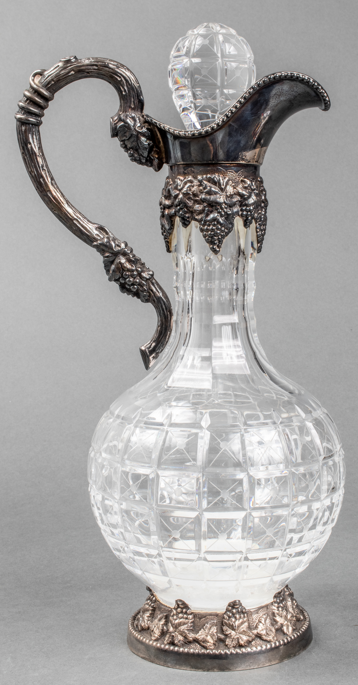 TOPAZIO SILVER MOUNTED CUT GLASS