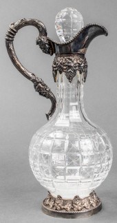 TOPAZIO SILVER MOUNTED CUT GLA