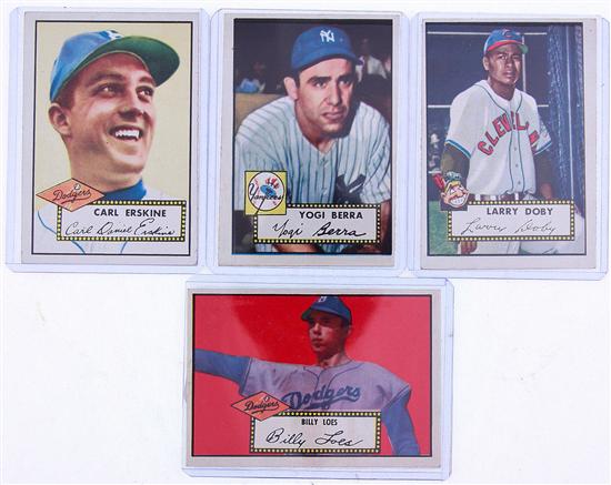 Topps 1952 baseball cards Billy