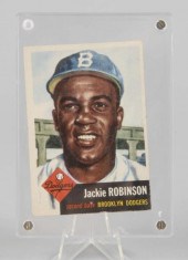 Topps 1953 Jackie Robinson Bas