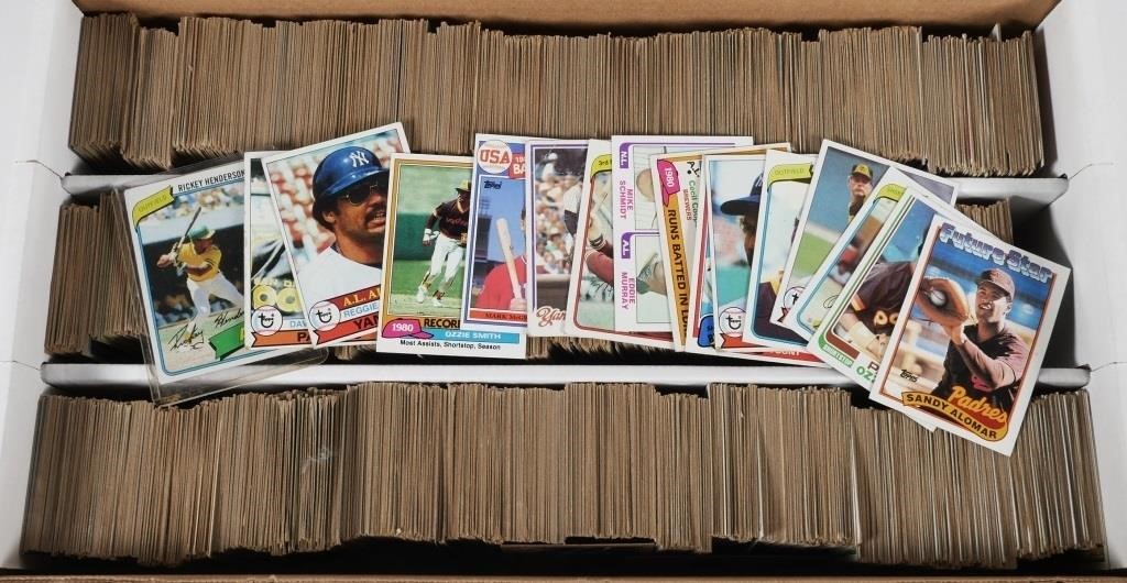 TOPPS BASEBALL CARDS LATE 70'S