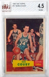 TOPPS BOB COUSY ROOKIE CARD, B
