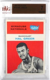 TOPPS HAL GREER ROOKIE CARD, B