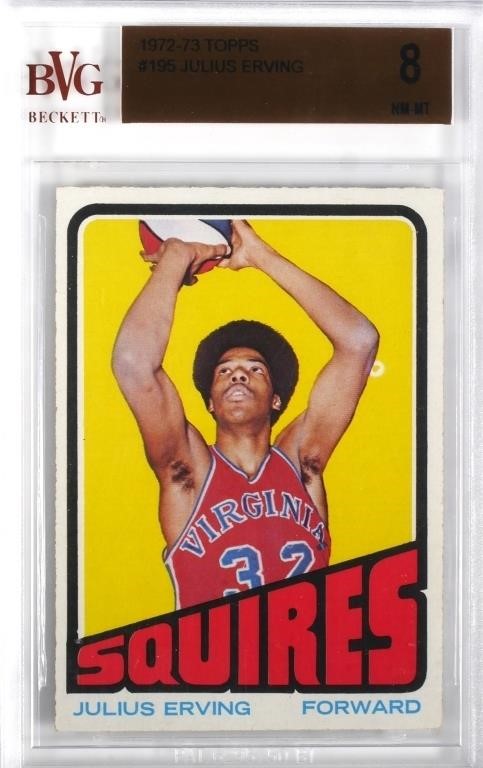 TOPPS JULIUS ERVING ROOKIE CARD,