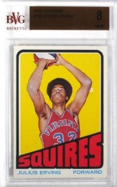 TOPPS JULIUS ERVING ROOKIE CAR