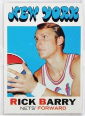 TOPPS RICK BARRY ROOKIE CARD 1