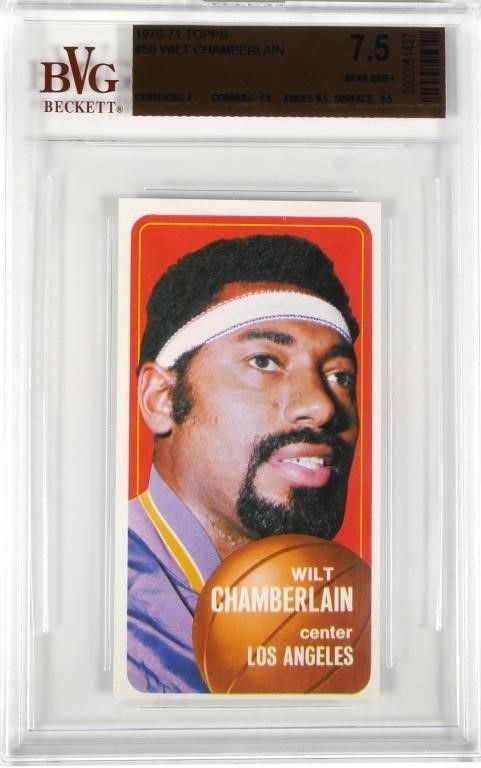 TOPPS WILT CHAMBERLAIN 1970-71