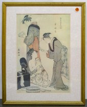 Torii Kiyonaga ''Three Women i